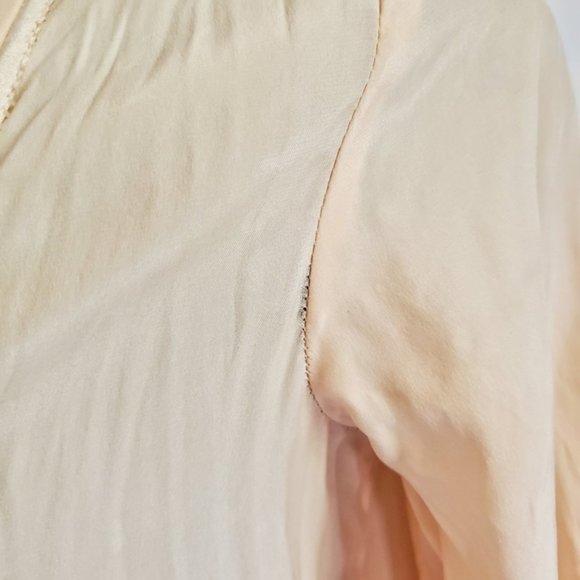 MADEWELL Etude Silk Blouse in Peach XS - Picture 8 of 11